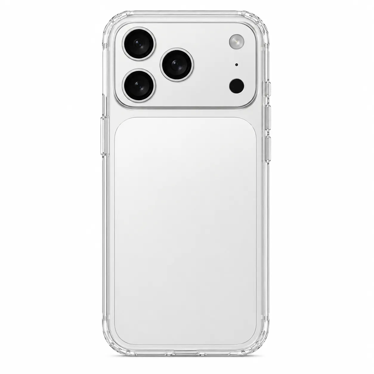 Clear White Protective Phone Case