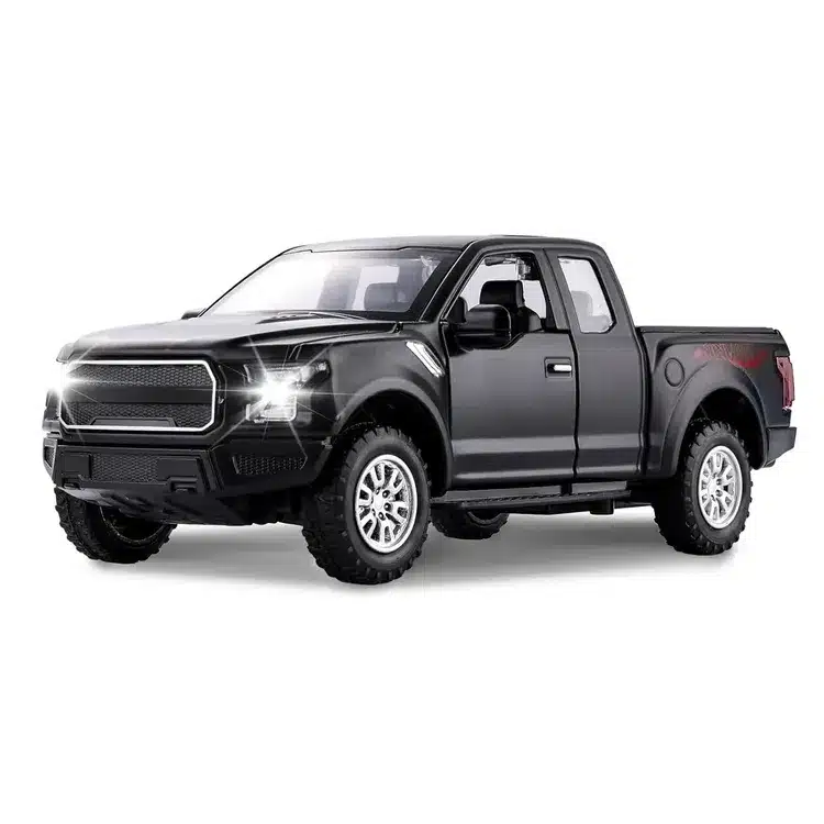 Die-Cast Pickup Truck Model with Lights