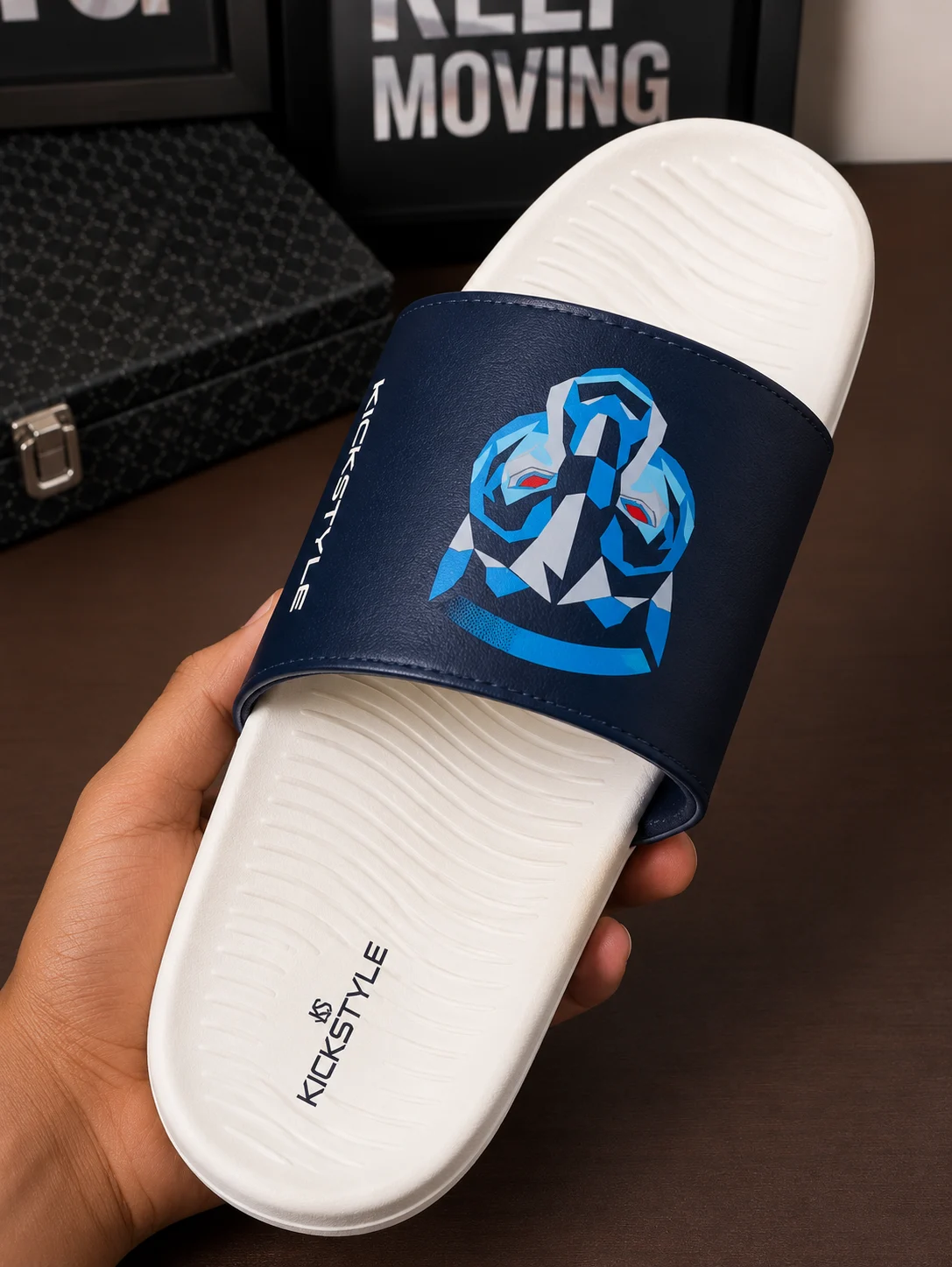 Kickstyle Men's Graphic Slide Slippers