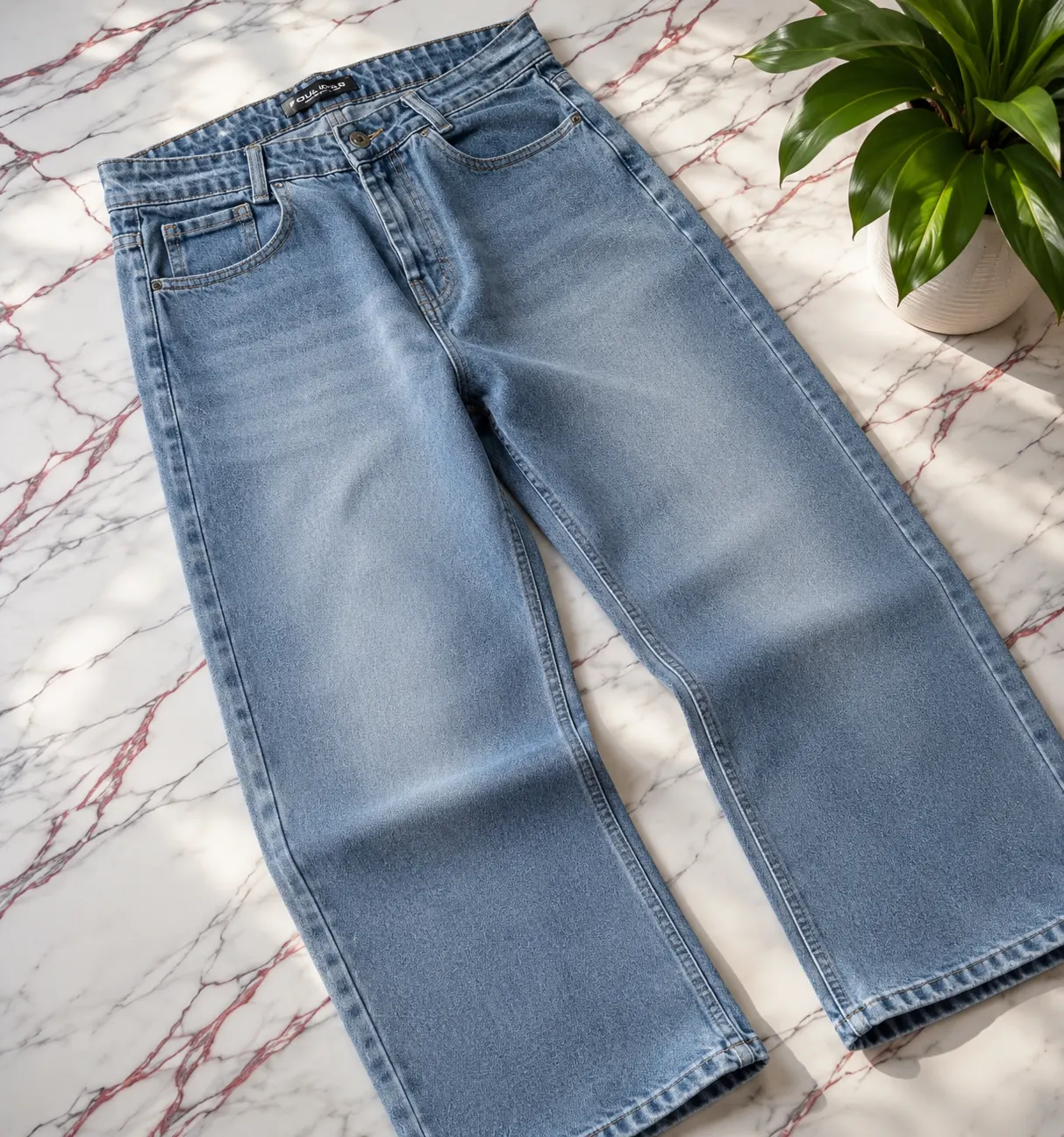 Men's Premium Light Blue Relaxed Fit Jeans