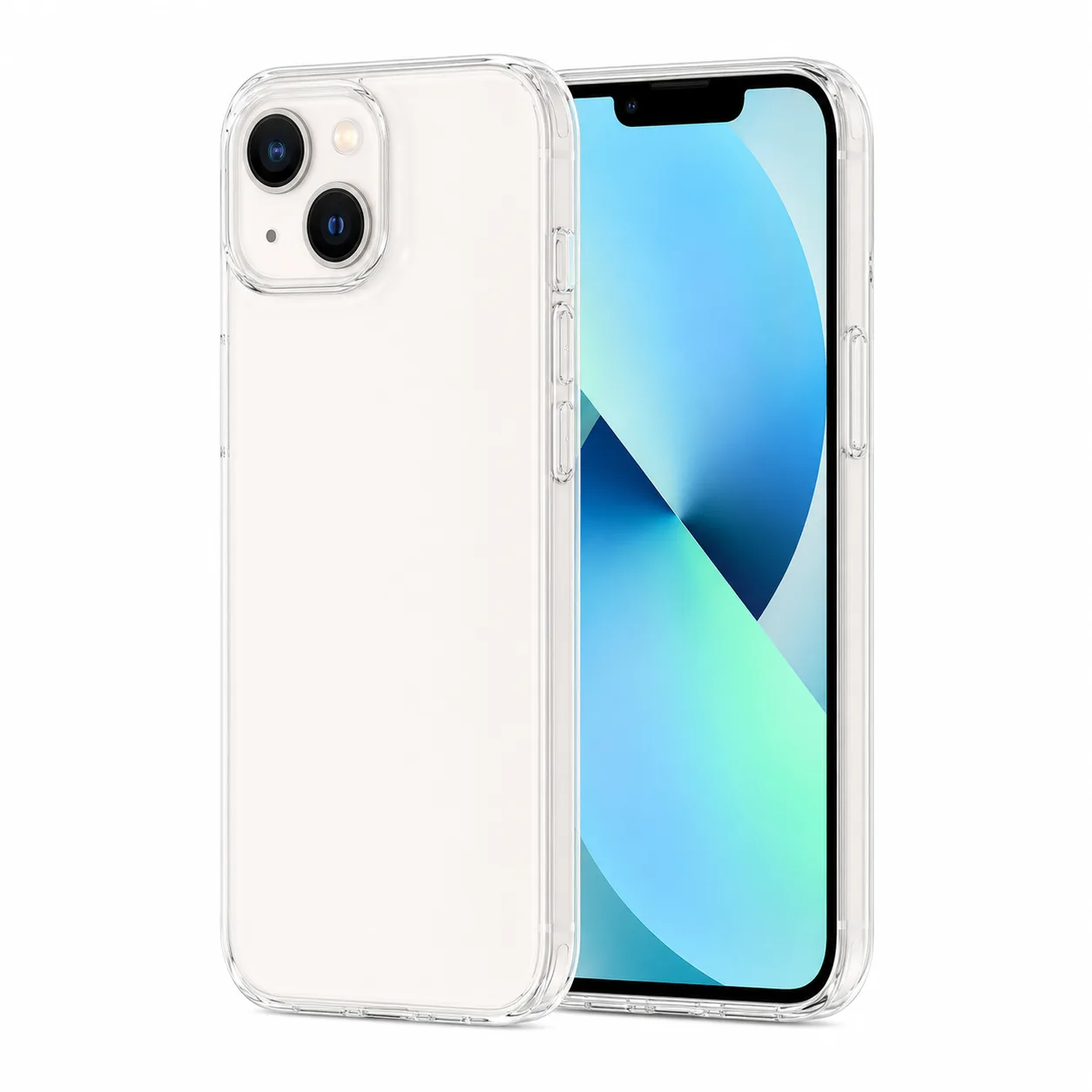 Elegant White Dual Camera Smartphone Case